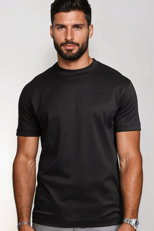 Premium Glossy T-Shirt | Black