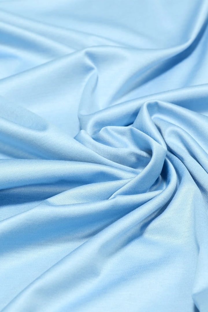 Premium Glossy T-Shirt | Baby Blue