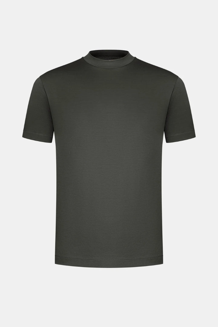Premium Glossy T-Shirt | Olive Green