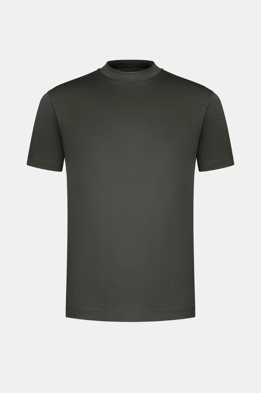 Premium Glossy T-Shirt | Olive Green