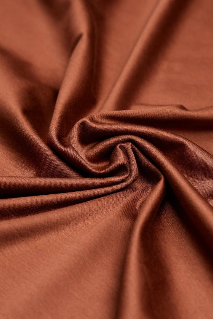 Premium Glossy T-Shirt | Caramel Brown