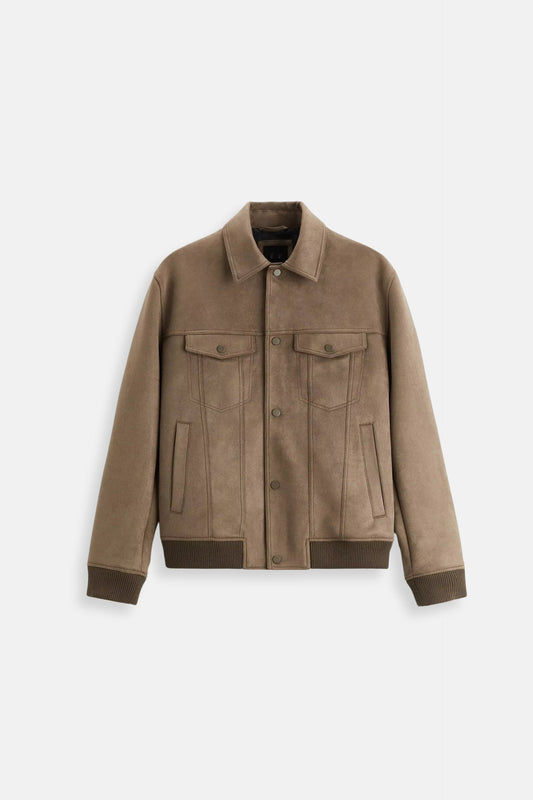 Luxury suede jack | brown